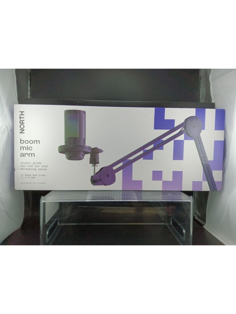 North Boom Microphone Arm With Universal Desk Clamp Steel